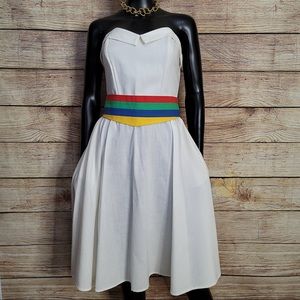 Jenni 70’s Strapless Dress